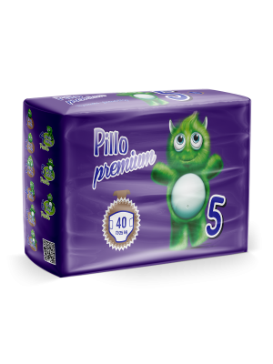 Pannolini Bimbo Pillo Premium Junior, Taglia 5 (11-25 Kg)