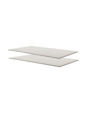 Vista diagonale Set 2 Ripiani per armadio sliding 250 Totò Piccinni