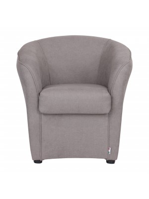 poltrona design moderno in Tessuto colore Grigio made in italy modello a Pozzetto Totò Piccinni