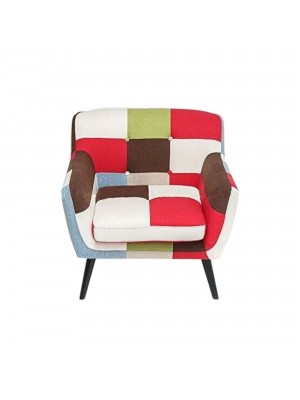 Divano Poltrona Pouf Tessuto Patchwork Alta qualità Top (Poltrona)