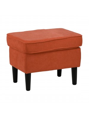 Pouf da Salotto per poltrona in tessuto colore Arancione modello Lilibet Totò Piccinni