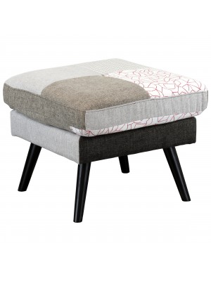 pouf in tessuto patchwork elegant b