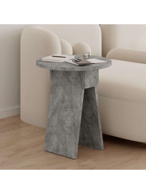 Vista ambientata Tavolino da Salotto in Legno colore Marmo Bianco modello Nido Totò Piccinni