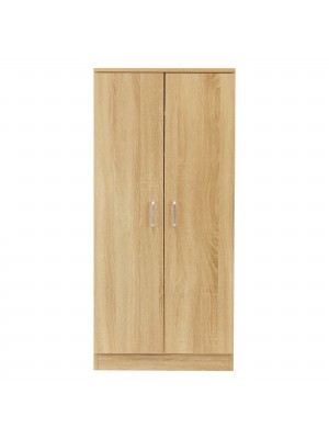 Scarpiera a Mobiletto in Legno 2 Ante e 6 Ripiani Porta Scarpe Art.133 (Rovere)