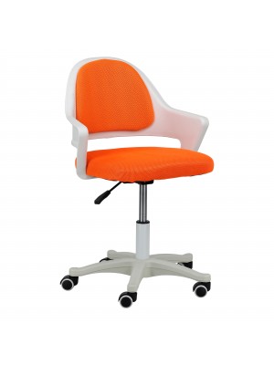 Sedia Ufficio girevole colore Arancione con altezza regolabile modello Pucci Totò Piccinni
