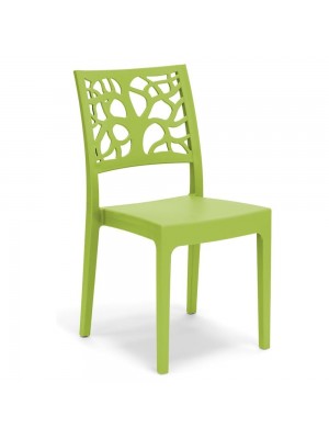 Sedie In polipropilene colore Verde Anice design impilabili made in italy modello Teti Totò Piccinni