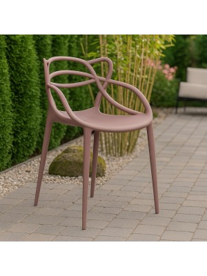 Sedia Design moderna giallo Infinity Eye Totò Piccinni - Vista ambientata 