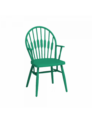 sedia scandinava moderna polipropilene verde