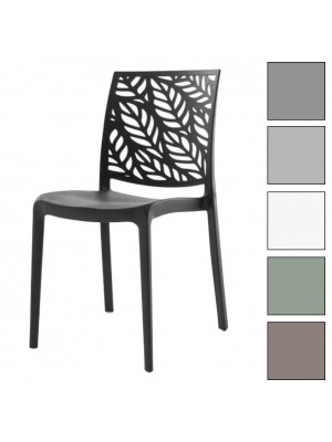 sedia moderna design impilabile in plastica polipropilene Modello Spring Totò Piccinni colorata