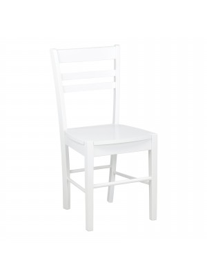 Sedia in Kit in Legno colore Bianco modello Petra Totò Piccinni