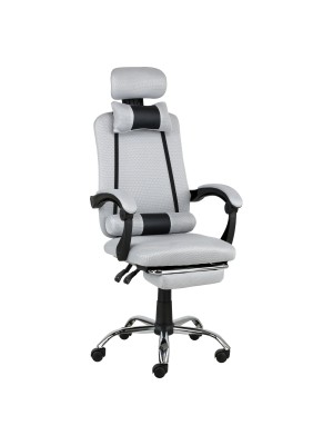 Sedia ufficio colore Grigio girevole ergonomica e reclinabile modello Beta Totò Piccinni
