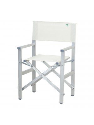 Sedia regista Pieghevoli in Alluminio colore Beige modello Salento Totò Piccinni