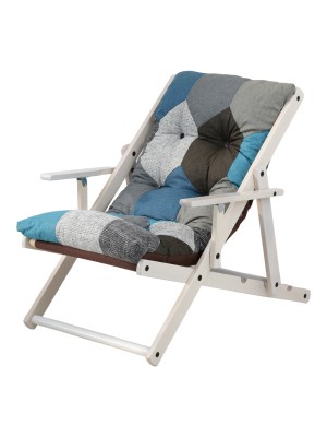poltrona sedia sdraio harmony relax in legno pieghevole con 3 posizioni Patchwork Moon