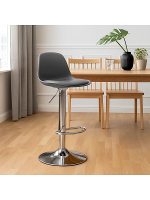 Vista ambientata Sgabello bar colore Grigio girevole regolabile in altezza modello Florida Totò Piccinni