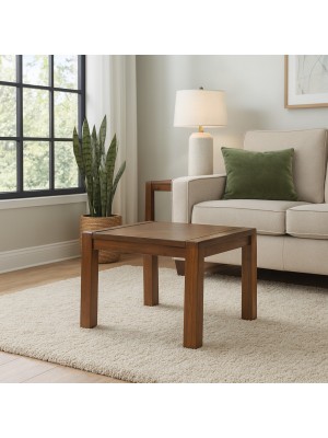 Vista ambientata Porta telefono con struttura noce in legno di faggio colore Noce modello Scirocco Totò Piccinni