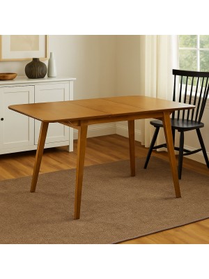 Vista ambientata Tavolo rettangolare colore Noce design scandinavo modello Ester Totò Piccinni