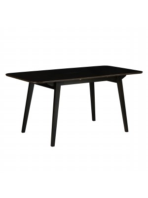 Tavolo rettangolare colore Wengé design scandinavo modello Ester Totò Piccinni