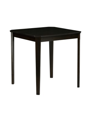 Tavolo in legno quadrato colore Wengé modello Teo 75 Totò Piccinni