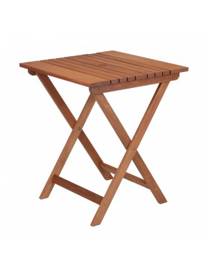 Tavolo Fisso Florida in Legno di Eucalipto da Giardino per esterno (60 x 60 cm)