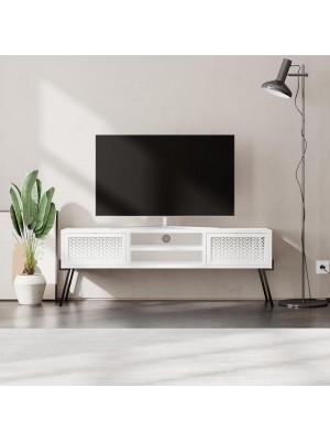 Mobile Porta Tv 140x36 cm in legno - PERSEO (Bianco)