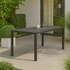 tavolo rettangolare design mdoerno in alluminio