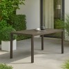 tavolo design classico rettangolare in alluminio