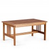 tavolino del set salottino da giardino in legno di acacia con cuscini ecru odello Noemi Totò Piccinni