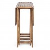 Tavolo Set Tavolo da esterno 90x90 con 4 sedie in legno d'acacia  modello Noemi Totò Piccinni