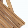 Dettaglio Set Tavolo da esterno 90x90 con 4 sedie in legno d'acacia  modello Noemi Totò Piccinni