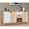 Madia in legno colore "Multicolor" con 3 ante e 3 cassetti Totò Piccinni