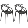 2 sedie design moderno in polipropilene da esterno interno - Infinity Totò Piccinni