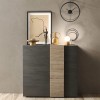 Madia in legno 2 ante made in italy modello Krea Totò Piccinni