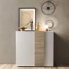 Madia in legno 2 ante made in italy modello Krea Totò Piccinni