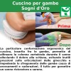 Cuscino Sogni D'Oro in Memory Foam per Gambe Aiuto Posizione Schiena