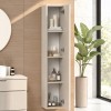 Mobile Colonna Bagno sospesa con 1 anta finitura cashmere modello NILO Totò Piccinni