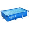 Piscina Fuori terra rettangolare, Power Steel colore Blu modello Bestway Totò Piccinni