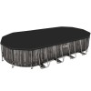 Piscina Fuori terra ovale, Power Steel Effetto legno scuro modello Bestway Totò Piccinni
