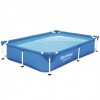 Piscina Fuori terra Rettangoalre Power Steel colore Blu modello Bestway Totò Piccinni