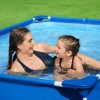 Piscina Fuori terra Rettangoalre Power Steel colore Blu modello Bestway Totò Piccinni