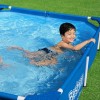 Piscina Fuori terra Rettangoalre Power Steel colore Blu modello Bestway Totò Piccinni