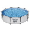 Piscina Fuori terra Rotonda Power Steel colore Grigio Chiaro modello Bestway Totò Piccinni