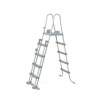 Piscina Fuori terra rettangolare, Power Steel colore Grigio Chiaro modello Bestway Totò Piccinni