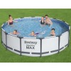 Piscina Fuori terra rotonda, Power Steel colore Grigio Chiaro modello Bestway Totò Piccinni