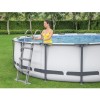Piscina Fuori terra rotonda, Power Steel colore Grigio Chiaro modello Bestway Totò Piccinni