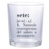 bicchieri lavabili in lavastoviglie in vetro 6 pezzi 360ml modello Vivtionaty Villa D'Este