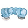 Set completo Set Piatti 18 Pz da Tavola SAMOA in Ceramica - Villa D'Este