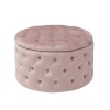 pouf contenitore da salotto in velluto diametro 70cm