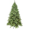 Albero di natale artificiale verde realistico PVC PE real touch molto folto con luci led integrate Madison Xone