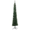Albero di Natale Slim Artificiale AVORIAZ, Montaggio Veloce, Folto, Super Slim