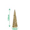 misure albero di natale oro antico 120 cm pop up slim totò piccinni